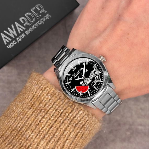Жіночий годинник Awarder 035 Херсон I Silver-Black | Зображення 1