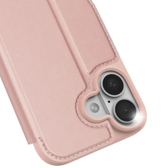 Чохол-книжка Dux Ducis з кишенею для візиток для Apple iPhone 17 (6.3") Синій Rose Gold | Зображення 3