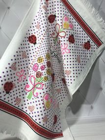 Набір 12 кухонних рушників By IDO Antalya Lady Bug 40х60 махра/велюр