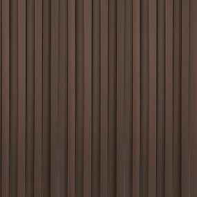 Декоративна стінова рейка горіх 3000*160*23мм (D) SW-00001535