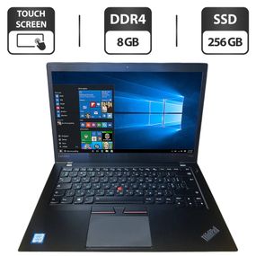 Ноутбук Lenovo ThinkPad T460s / 14" (1920x1080) TN Touch / Intel Core i5-6300U (2 (4) ядра по 2.4 - 3.0 GHz) / 8 GB DDR4 / 256 GB SSD / Intel HD Graphics 520 / WebCam б/в