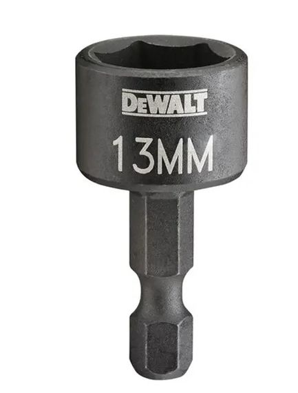 Головка торцева ударна DeWalt EXTREME Impact магнітна шестигранна 1/4" 13 мм (DT7464)
