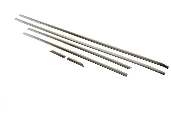 Хром молдинг дверей (6 шт) для Audi A6 C7 2011-2017 рр.