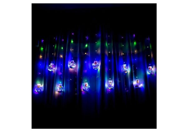 Гирлянда Xmas M-1 Copper curtain ball lamp 7257 Санта, разноцветная | Зображення 2