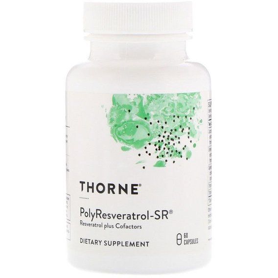 Ресвератрол Thorne Research PolyResveratrol-SR 60 Veg Caps