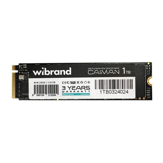 Накопичувач SSD M.2 2280 1TB Caiman Wibrand (WIM.2SSD/CA1TB) | Зображення 1