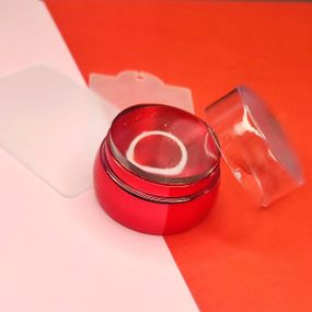 Силіконовий штамп для стемпінга (червоний, маленький)