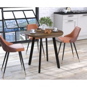 Стол обеденный круглый Loft Design Лерой Модена