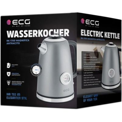 Електрочайник ECG RK 1700 Magnifica Antracito | Зображення 2