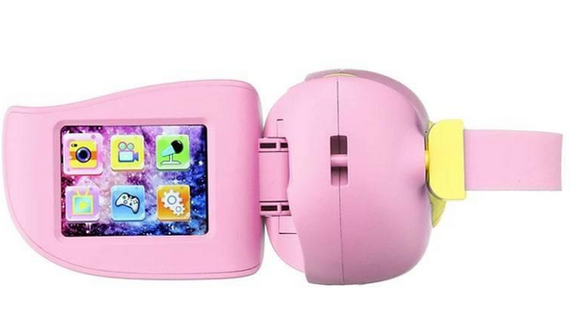 Дитячий фотоапарат - відеокамера Kids Camera пташка Рожевий