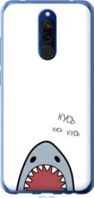 Чехол на Xiaomi Redmi 8 Акула из силикона FCh_086693