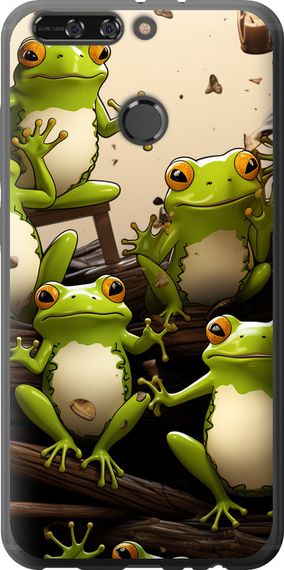 Чехол на Huawei Honor V9 / Honor 8 Pro Жабки "5656u-1246-17620"