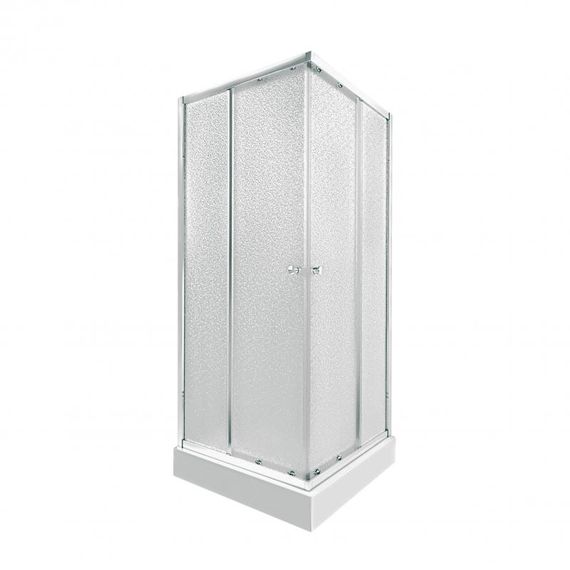 Набір Qtap душова кабіна Presto CRM1088SP5 Pear + піддон Tern 308812C із сифоном