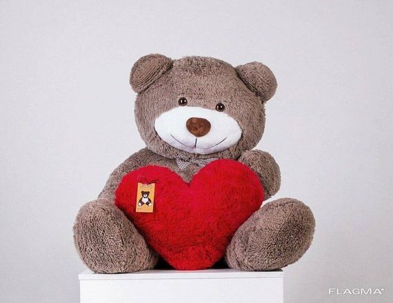 Плюшевый мишка Yarokuz Бенжамин 135 см Капучино | Зображення 3