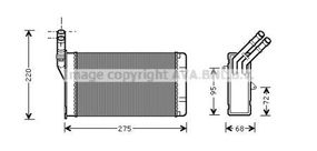 Радиатор Отопления Citroen Xsara/ Peugeot 306/ Citroen Berlingo/ Citroen Xantia/ Peugeot Partner 1991-2015 Г.