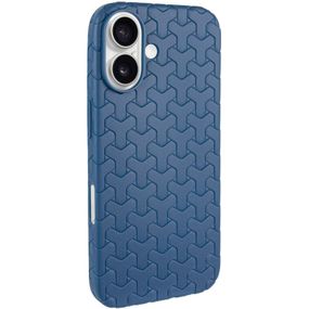 Чехол TPU Weaving для Apple iPhone 16 (6.1") Blue