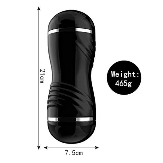 Мастурбатор з двома входами OYO - Double Pump BLACK, YQM-205 BLACK Sex Aura | Зображення 7