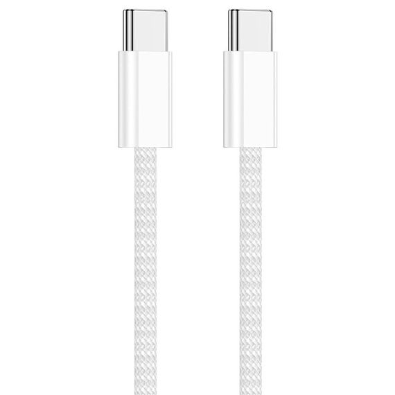 Дата кабель USB-C to USB-C FineWoven for Apple (AAA) (1m) (box) White