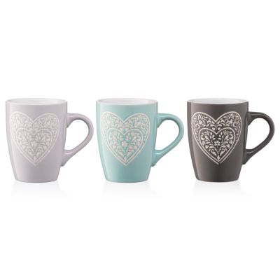 Чашка Ardesto Heart 330 мл Deep Grey (AR3467DGR) | Зображення 5