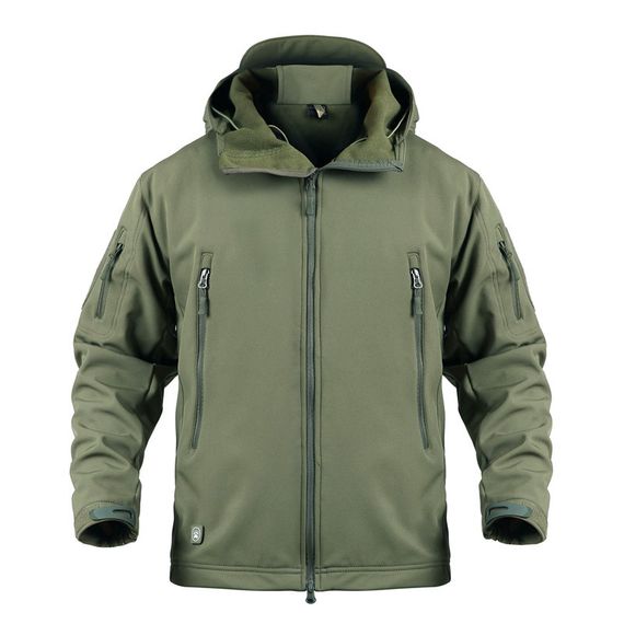 Тактическая куртка Pave Hawk PLY-6 Green 3XL мужская армейская холодостойкая с капюшоном
