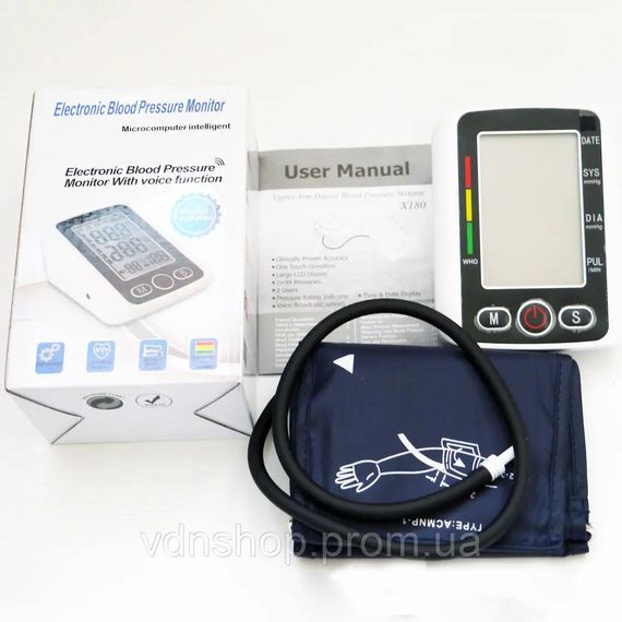 Електричний тонометр LUX, Прилад для вимірювання тиску людини, Апарат для перевірки тиску автомат SY-46 | Зображення 7