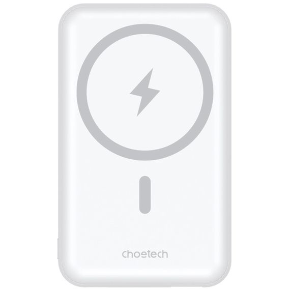 УМБ Choetech Magnetic Wireless 10000mAh 20W PD,QC3.0 USB-A+USB-C  White | Зображення 1