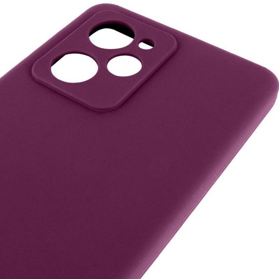 Чохол Silicone Cover Ummi Lakshmi Full Camera (AA) для Xiaomi Poco X5 Pro 5G Бордовий / Marsala | Зображення 3