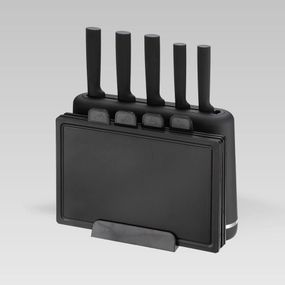 Набор кухонных ножей с подставкой и разделочными досками Maestro MR-1412-BLACK, 10 предметов