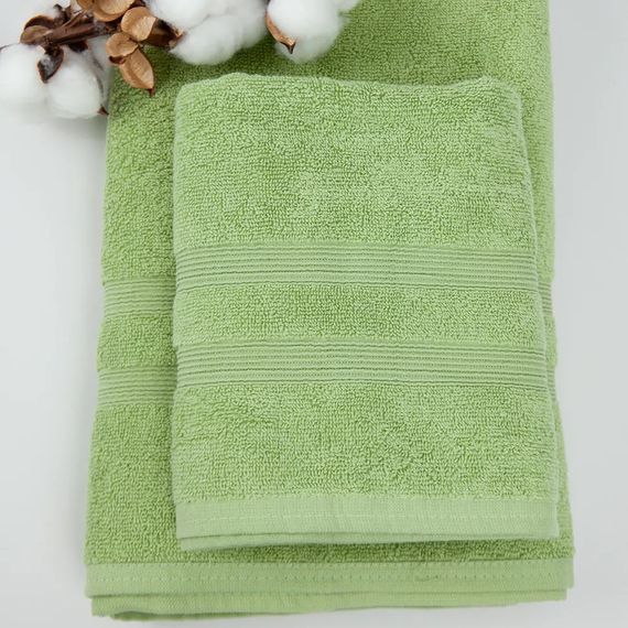Рушник для обличчя банний ТЕП Tender Touch Salad Green Р-04137-27869 50х90 см салатовий | Зображення 1
