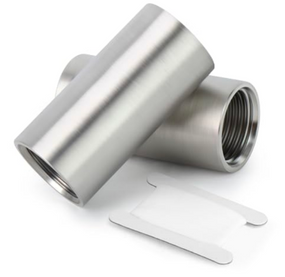 Фітинги з внутрішньою різзю від 1/2 до 1/2 дюйма ERGAOBOY 2 шт., прямі з'єднувачі з неіржавкої сталі 304,