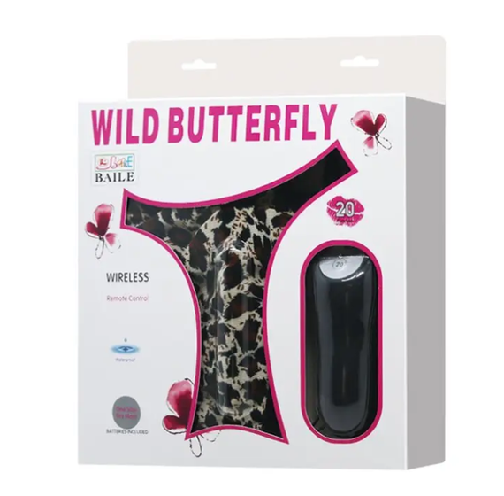 Вибростимулятор клитора с пультом д/у и стрингами Wild Butterfly sexstyle | Зображення 7