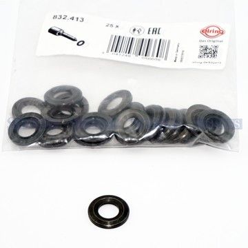 Шайба под форсунку Mercedes Benz 100/Bus/W123 OM615/616/617/621 68-, Elring, 832.413,