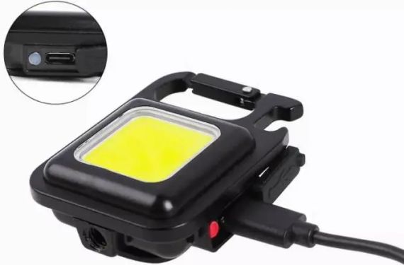 Багатофункціональний акумуляторний LED ліхтарик-брелок | Зображення 3