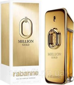 Чоловіча парфумована вода Paco Rabanne Million Gold Eau De Parfum Intense 100 мл із магнітною стрічкою