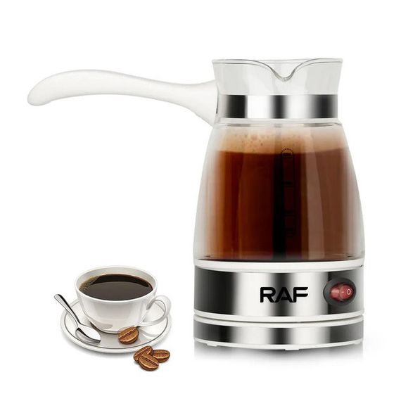 Турка для приготовлени кофе RAF R.125 500мл 600 Вт, Электротурка для кофе, Турка для MO-935 заварного кофе | Зображення 3