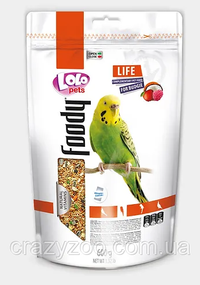 Полнорационный корм для попугаев Lolo Pets Doypack Foody фруктовый 600 г LO-70215