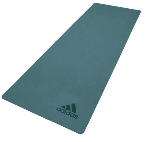Килимок для йоги Adidas Premium Yoga Mat темно-зелений Уні 176 х 61 х 0,5 см ADYG-10300RG | Зображення 1