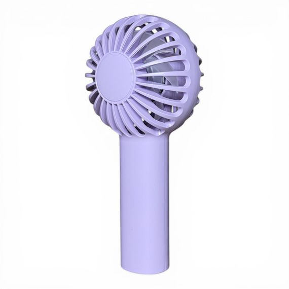 Вентилятор ручной YW-DC03 аккумуляторный 3W, Type-C, 3 режима скорости - Purple