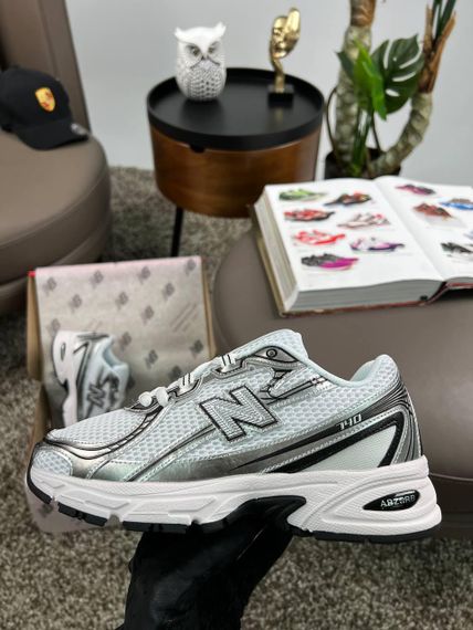 Кроссовки New 740 White Silver , Вьетнам 39 25 см | Зображення 2