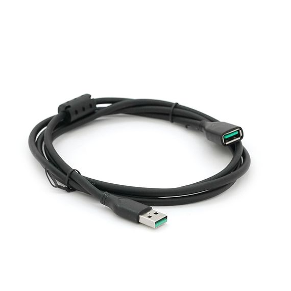 Подовжувач VEGGIEG V-U105, USB 2.0 AM/AF, 1, 0m, Black, Пакет