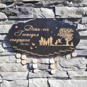 Дерев'яний сімейний календар з датами народження Персоналізований корпоративний календар для дому