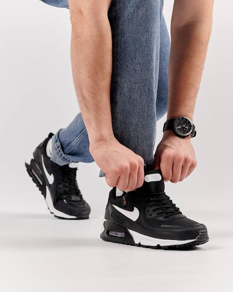 Кросівки чоловічі Air Max 90 Surplus New Black White , В'єтнам 42 26.5 | Зображення 5
