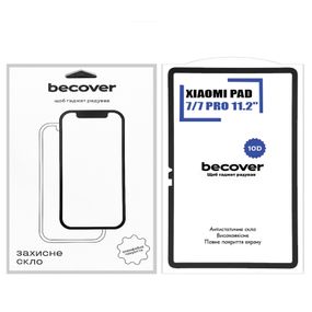 Стекло защитное BeCover 10D Xiaomi Pad 7 / 7 Pro 11.2&quot; Black (713008)