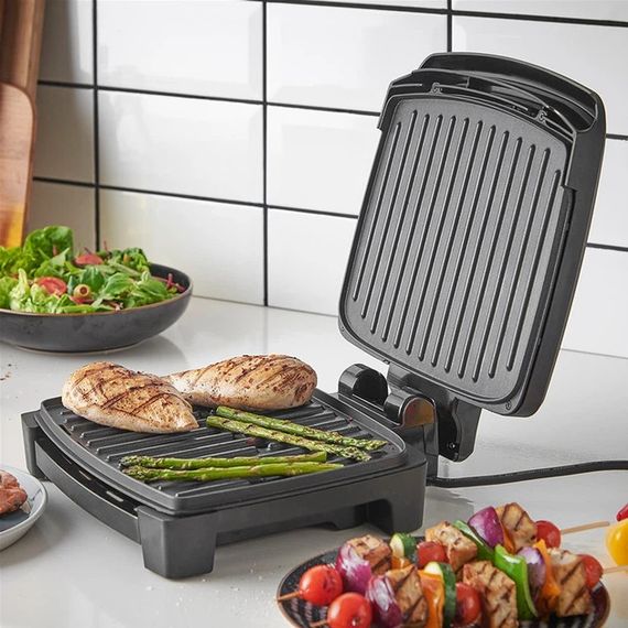 Гриль-барбекю електричний Russell Hobbs George Foreman Immersa Grill Small 28300-56 1100 Вт чорний | Зображення 6