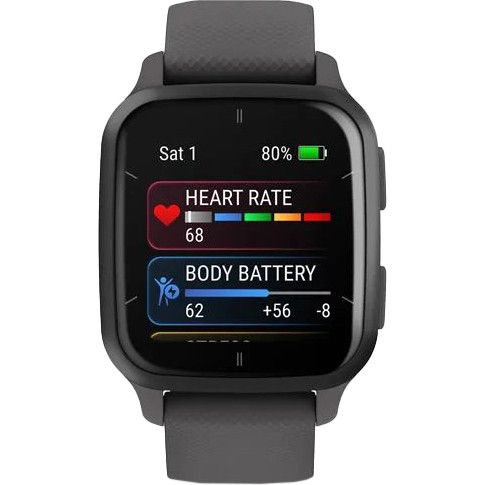 Смарт-годинник Garmin Venu Sq 2 Slate Aluminum Bezel with Shadow Gray Case and Silicone Band (010-02701-00/10/80) | Зображення 5