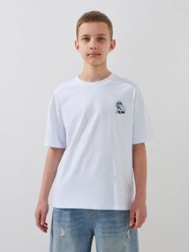 Футболка для хлопчика Dinomin 2613 140 см Білий shop (2000999454530)