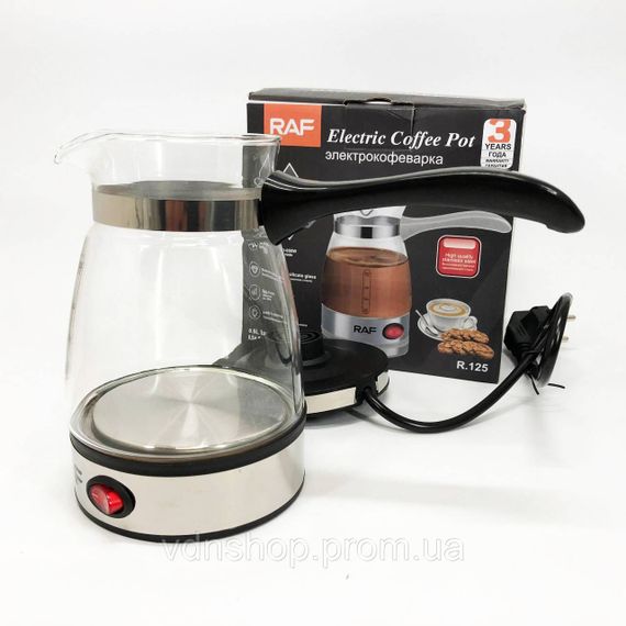 Сучасна електрична турка для кави RAF, Турка електрична зручна побутова GV-80 | Зображення 8