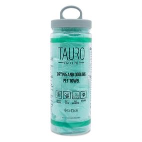 Полотенце для собак и котов Tauro Pro Line, 64 х 43 см, зеленый