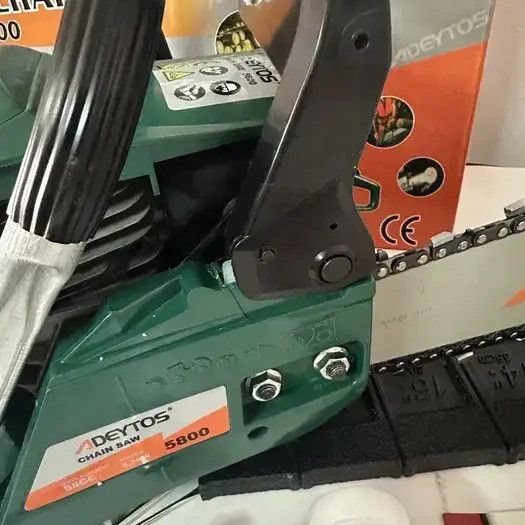 Бензопила цепная 45см KRAFFTEC 5800, Пила цепная бензиновая | Зображення 8