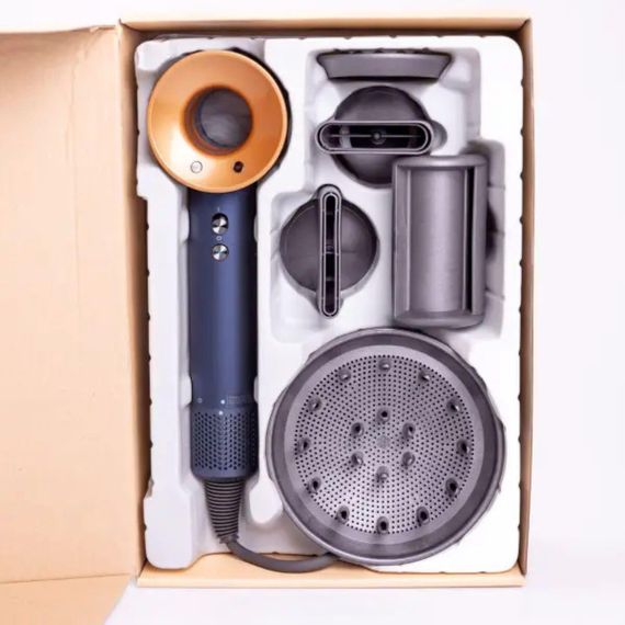 Фен стайлер для волосся 5 в 1 Supersonic Premium 1600 Вт 5 насадок 3 режими швидкості Синій PH770BLG | Зображення 4